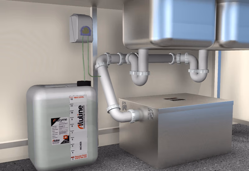 Grease trap installation