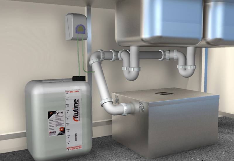 Grease trap installation
